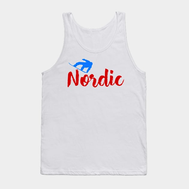 Nordic Ski & Snow Tank Top by ArtDesignDE